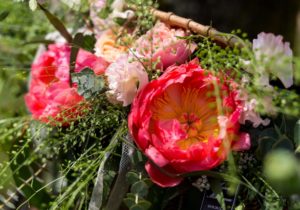 Bouquet de saison été rose