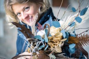 Portrait de Marylène Louis, fleuriste créateur à Tulle en Corrèze