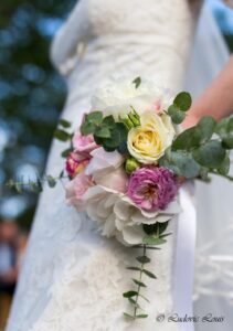 Le bouquet de la mariée romantique