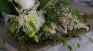 Bouquet de mariée rose et blanc